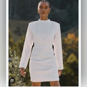 Dissh White Linen Dress